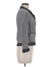 Akris Punto Chevron-herringbone Gray Blazer Size 6 - photo 4