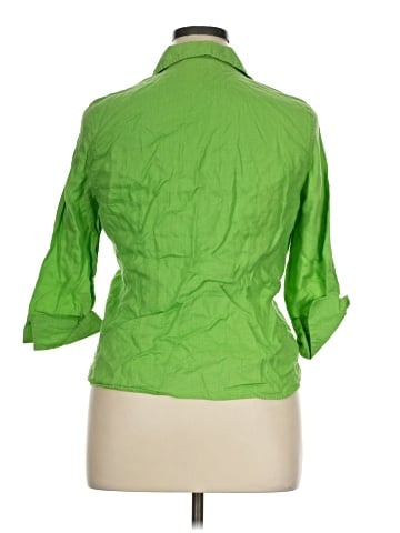 David N 3/4 Sleeve Button-Down Shirt (view 2)