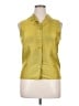 Ann Taylor 100% Silk Yellow Sleeveless Silk Top Size 14 - photo 1