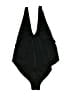 Missguided Solid Black One Piece Swimsuit Size 10 - photo 1