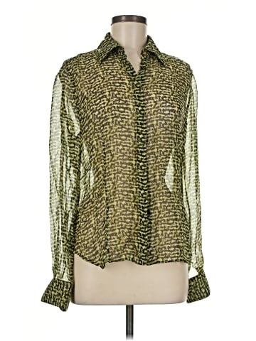 Carlisle Long Sleeve Silk Top (view 1)