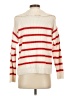 LA MAILLE SEZANE Paris Stripes Ivory Pullover Sweater Size XS - photo 2