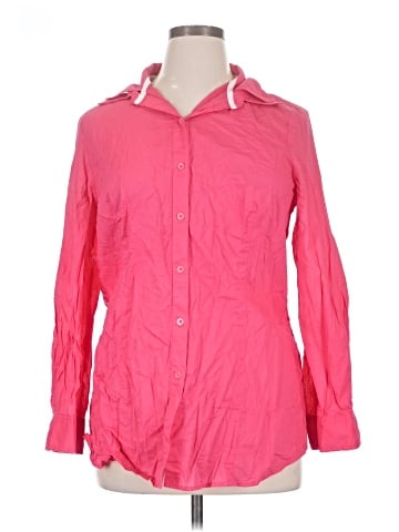 Jones New York Signature Long Sleeve Button-Down Shirt (view 1)
