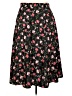 Assorted Brands Floral Black Casual Skirt Size 3XL - photo 2