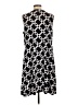 Chico's Graphic Black Casual Dress Size Lg (2) - photo 2