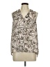 Mossimo 100% Polyester Ivory Sleeveless Blouse Size L - photo 1