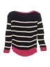 Gap Kids 100% Cotton Stripes Black Pullover Sweater Size 8 - photo 1