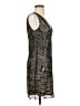 Aidan Mattox 100% Polyester Silver Cocktail Dress Size 4 - photo 4