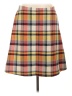 Boden Plaid Orange Wool Skirt Size 10 - photo 1