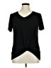 Matty M Black Short Sleeve Top Size XL - photo 1