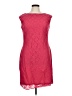 Chaps Red Cocktail Dress Size 16 - photo 1