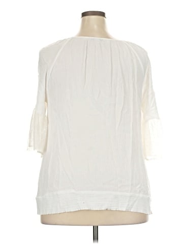 Notations 3/4 Sleeve Blouse (view 2)