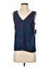 Halogen 100% Polyester Blue Sleeveless Top Size XS - photo 1