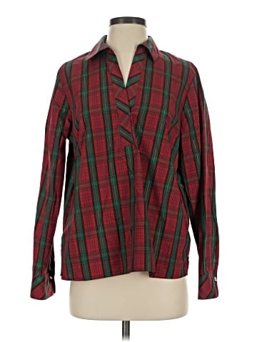 Foxcroft Long Sleeve Button-Down Shirt (view 1)