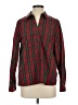 Foxcroft Plaid Red Long Sleeve Button-Down Shirt Size S - photo 1