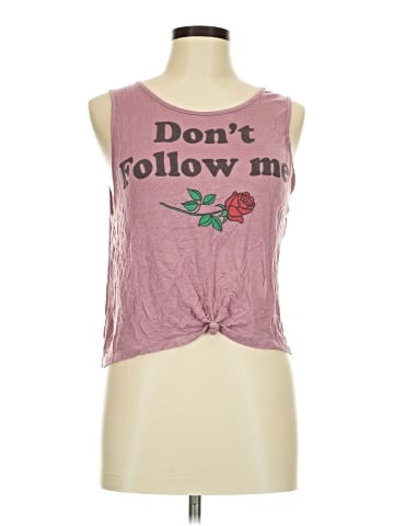 Charlotte Russe Sleeveless T-Shirt (view 1)