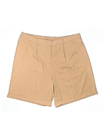 Shein Curve Khaki Shorts (view 1)