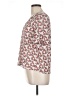 Ivanka Trump 100% Polyester Floral Ivory Short Sleeve Blouse Size L - photo 5