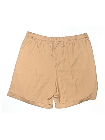 Shein Curve Khaki Shorts (view 2)