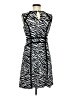 Versona Animal Print Black Casual Dress Size 8 - photo 2
