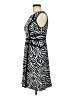 Versona Animal Print Black Casual Dress Size 8 - photo 5