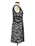 Versona Animal Print Black Casual Dress Size 8 - photo 4