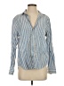 Frank & Eileen 100% Cotton Stripes Blue Long Sleeve Button-Down Shirt Size XS - photo 1