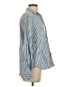 Frank & Eileen 100% Cotton Stripes Blue Long Sleeve Button-Down Shirt Size XS - photo 4