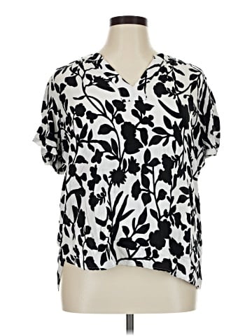 Well Worn Short Sleeve Blouse (view 1)