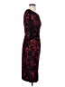 Black Halo Print Black Cocktail Dress Size 4 - photo 4