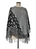 Hem & Thread Gray Poncho Size Med - Lg - photo 1
