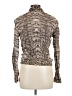 Alberto Makali 100% Polyester Animal Print Silver Jacket Size 8 - photo 2