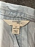 Terra & Sky 100% Lyocell Blue 3/4 Sleeve Button-Down Shirt Size 2X - photo 7