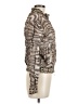 Alberto Makali 100% Polyester Animal Print Silver Jacket Size 8 - photo 4