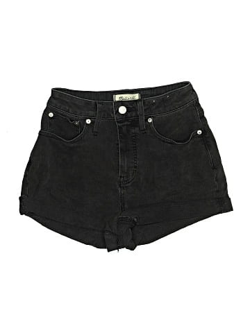 Madewell Curvy High-Rise Denim Shorts in Lunar Wash (view 1)