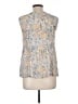 Edme & Esyllte Graphic Blue Sleeveless Blouse Size 10 - photo 2