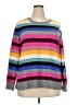 Lane Bryant Stripes Gray Pullover Sweater Size 22 - 24 Plus - photo 1