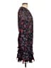 Veronica Beard 100% Silk Floral Black Cocktail Dress Size 10 - photo 4