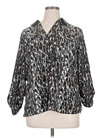 Notations 3/4 Sleeve Blouse (view 1)