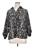 Notations Animal Print Silver 3/4 Sleeve Blouse Size 1X - photo 1