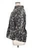 Notations Animal Print Silver 3/4 Sleeve Blouse Size 1X - photo 5
