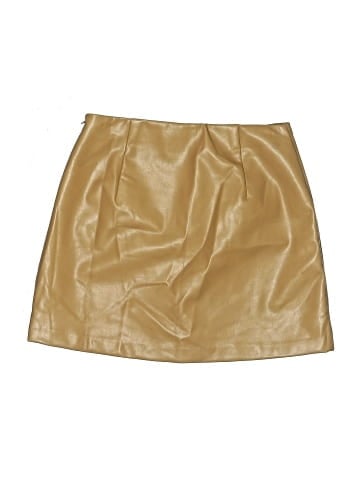 Abercrombie & Fitch Faux Leather Skirt (view 2)
