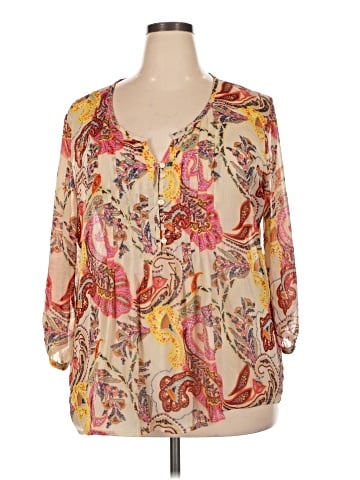 Old Navy 3/4 Sleeve Blouse (view 1)