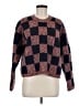 Madewell Checkered-gingham Red Pullover Sweater Size M - photo 1