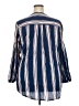 Echo Stripes Blue 3/4 Sleeve Blouse Size 2X - photo 2