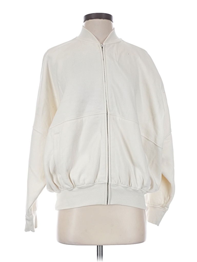 Pre-owned Universal Thread Track Jacket In Ivory