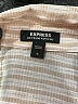 Express Stripes Tan Long Sleeve Button-Down Shirt Size S - photo 7