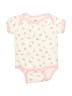 Assorted Brands Floral Ivory Pink Short Sleeve Onesie Size S (baby) - photo 1
