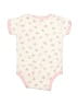 Assorted Brands Floral Ivory Pink Short Sleeve Onesie Size S (baby) - photo 2