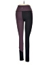 Zyia Active Color Block Purple Active Pants Size 0 - photo 2